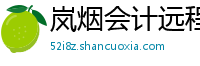 岚烟会计远程教育